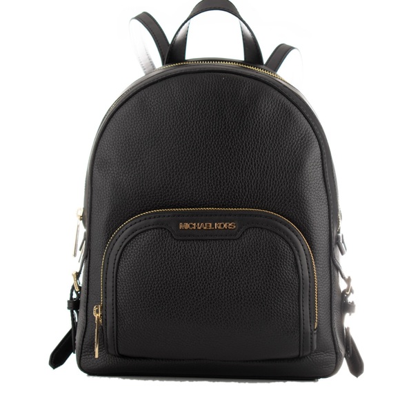 Michael Kors Jaycee Medium Pebbled Leather Backpack
Black /Golden Tone Hardware - Picture 8 of 12